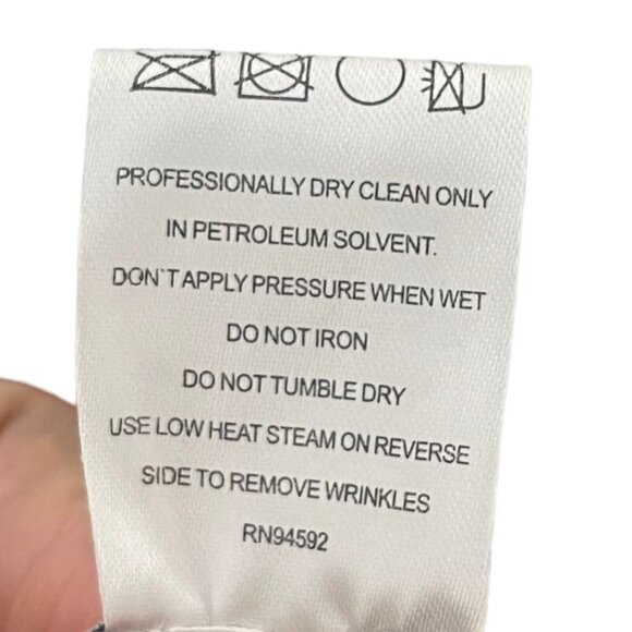 SOLD: Amsale Nouvelle Sana Bronze Velvet Bridesmaid Dress Long Gown Size 8 - Picture 13 of 14